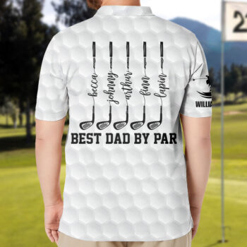Personalized Golf Polo Shirt - Custom Father's Day or Birthday Gift for Dad