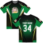 back to school 3d tshirt custom bold symmetry motif green black best selling.webp