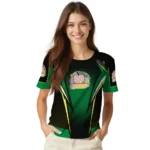 back to school 3d tshirt custom bold symmetry motif green black best selling.webp