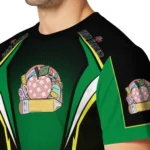 back to school 3d tshirt custom bold symmetry motif green black best selling.webp