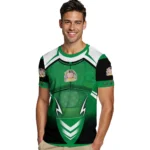 back to school 3d tshirt custom futuristic armor green black white best selling.webp