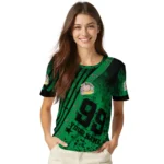 back to school 3d tshirt custom splatter art motif green black best selling.webp