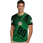 back to school 3d tshirt custom splatter art motif green black best selling.webp