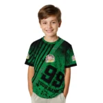 back to school 3d tshirt custom splatter art motif green black best selling.webp