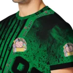 back to school 3d tshirt custom splatter art motif green black best selling.webp