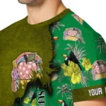 back to school 3d tshirt custom tropical scene green best selling.webp