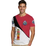 cute turkey 3d tshirt abstract curve red white best selling.webp