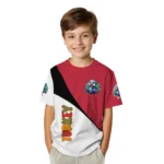 cute turkey 3d tshirt abstract curve red white best selling.webp