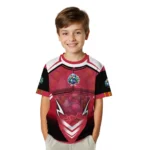 cute turkey 3d tshirt custom futuristic armor red black white best selling.webp