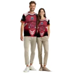 cute turkey 3d tshirt custom futuristic armor red black white best selling.webp