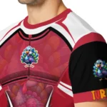 cute turkey 3d tshirt custom futuristic armor red black white best selling.webp