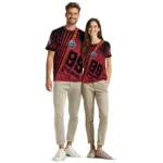 cute turkey 3d tshirt custom splatter art motif red black best selling.webp