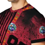 cute turkey 3d tshirt custom splatter art motif red black best selling.webp