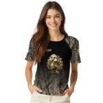 cute turkey 3d tshirt custom tree branches design black best selling.webp