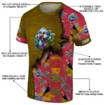 cute turkey 3d tshirt custom tropical scene red best selling.webp