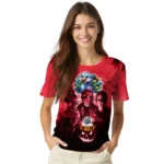 cute turkey 3d tshirt horror icons red black best selling.webp