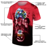cute turkey 3d tshirt horror icons red black best selling.webp