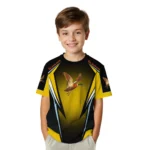 duck mallard bird flight 3d tshirt custom bold symmetry motif yellow black best selling.webp