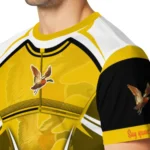 duck mallard bird flight 3d tshirt custom futuristic armor yellow black white best selling.webp