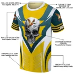 duck mallard bird flight 3d tshirt custom skull emblem yellow white best selling.webp