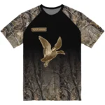 duck mallard bird flight 3d tshirt custom tree branches design black best selling.webp