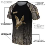 duck mallard bird flight 3d tshirt custom tree branches design black best selling.webp