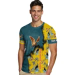 duck mallard bird flight 3d tshirt custom tropical scene yellow best selling.webp