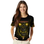 duck mallard bird flight 3d tshirt fiery skull yellow black best selling.webp