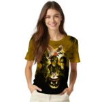 duck mallard bird flight 3d tshirt horror icons yellow black best selling.webp