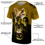 duck mallard bird flight 3d tshirt horror icons yellow black best selling.webp