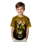 duck mallard bird flight 3d tshirt horror icons yellow black best selling.webp