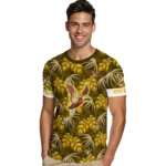 duck mallard bird flight tshirt custom tropical nature yellow best selling.webp