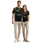 duck mallard bird flight tshirt heart dandelion best selling.webp