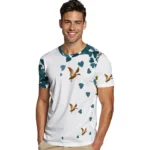 duck mallard bird flight tshirt heart explosion best selling.webp