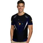 happy st patricks day 3d tshirt customized bold symmetry motif green black best selling.webp