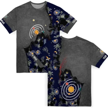 happy st patricks day 3d tshirt customized tropical scene green fashion forward.webp