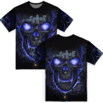 happy st patricks day 3d tshirt fiery skull green black best selling.webp