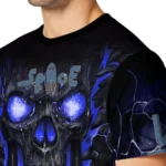 happy st patricks day 3d tshirt fiery skull green black best selling.webp