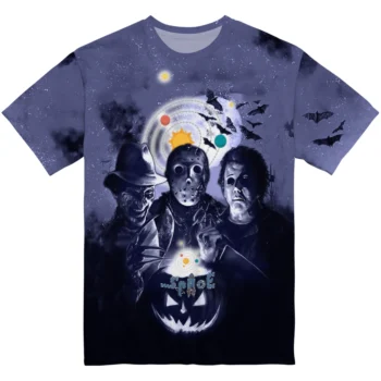 happy st patricks day 3d tshirt horror icons green black best selling.webp