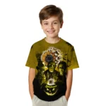 sunflower logo 3d tshirt horror icons yellow black best selling.webp