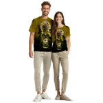 sunflower logo 3d tshirt horror icons yellow black best selling.webp
