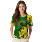 sunflower logo 3d tshirt personalized tropical scene yellow best selling.webp