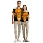 thanksgiving turkey 3d tshirt customized futuristic armor yellow black white best selling.webp