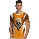 thanksgiving turkey 3d tshirt customized skull emblem yellow white best selling.webp