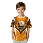 thanksgiving turkey 3d tshirt customized skull emblem yellow white best selling.webp