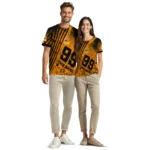 thanksgiving turkey 3d tshirt customized splatter art motif yellow black best selling.webp