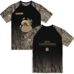 thanksgiving turkey 3d tshirt customized tree branches design black best selling.webp