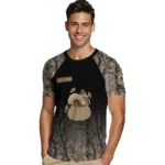 thanksgiving turkey 3d tshirt customized tree branches design black best selling.webp