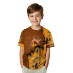 thanksgiving turkey 3d tshirt customized tropical scene yellow best selling.webp