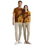 thanksgiving turkey 3d tshirt customized tropical scene yellow best selling.webp